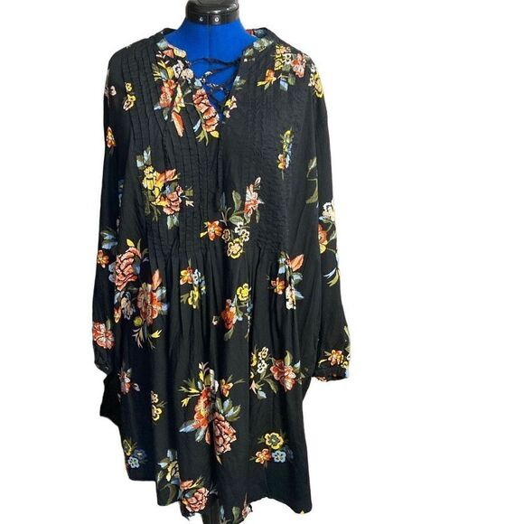 OLD NAVY Women’s Dress Multicolored Size XXL TTG EEG Floral - Picture 2 of 9